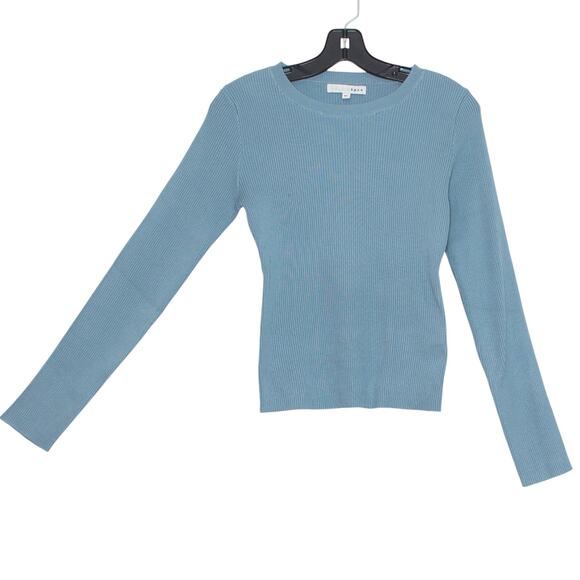 Baltic Born Top Ribbed Cottagecore Minimalist Lolita Kawaii Soft Grunge Blue XL - Picture 6 of 6